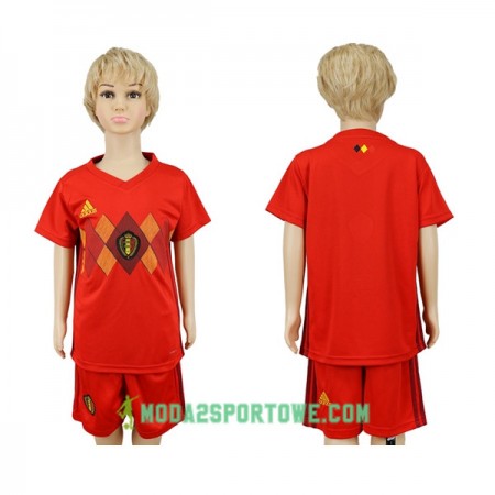 Koszulka Belgia Dziecięcy Mistrzostwa Świata 2018 Domowe Stroje Piłkarskie